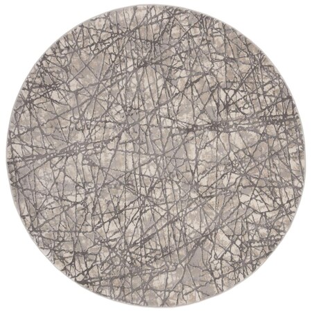 Safavieh Meadow Round Area RugBeige & Grey 6 ft.-7 in. x 6 ft.-7 in. MDW324A-7R
